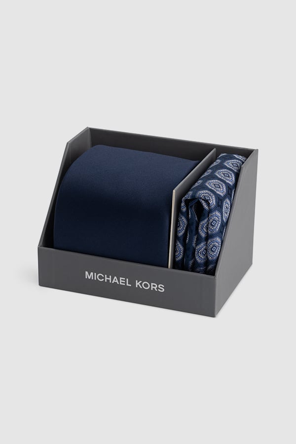 ΣΕΤ ΜΑΝΤΗΛΙ & ΓΡΑΒΑΤΑ MICHAEL KORS - 411 ΜΠΛΕ